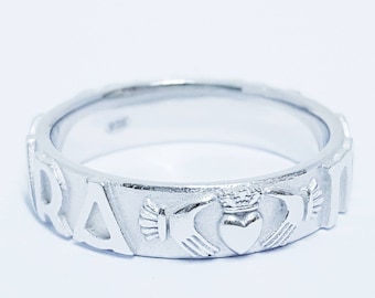 My Soul Mate Claddagh ring, Mo Anam Cara Ring, Claddagh Band