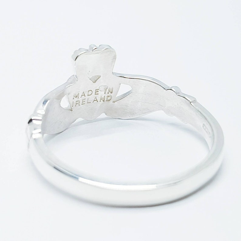 Sterling Silver Claddagh ring, Irish Claddagh ring, made in Galway, Ireland image 6