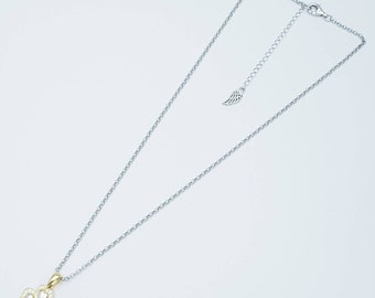 Collana con trifoglio irlandese a 3 foglie in argento sterling 925 Collana con trifoglio irlandese a 3 foglie in argento sterling 925