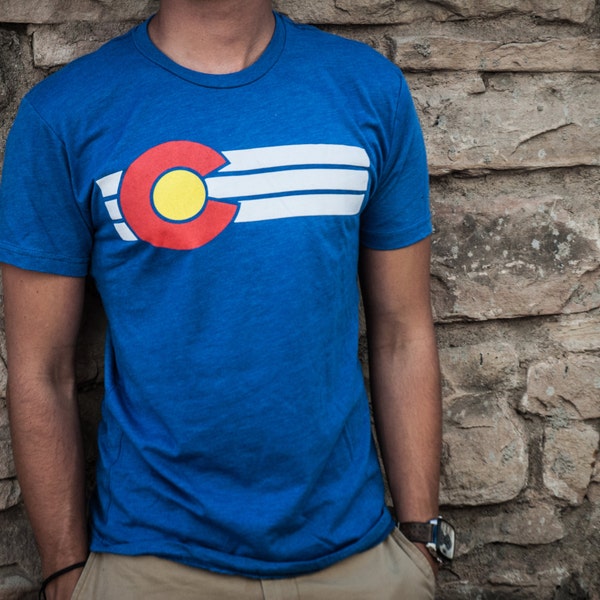 Mens Colorado Flag Shirt