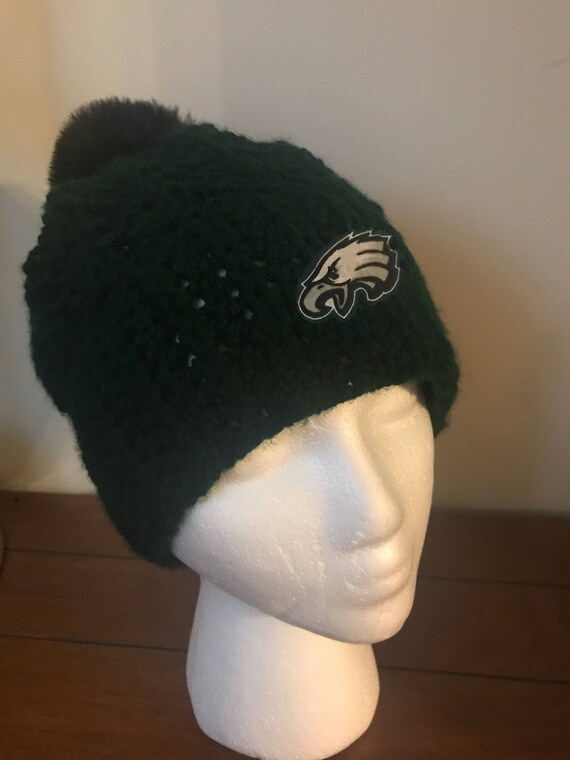 eagles beanie with pom