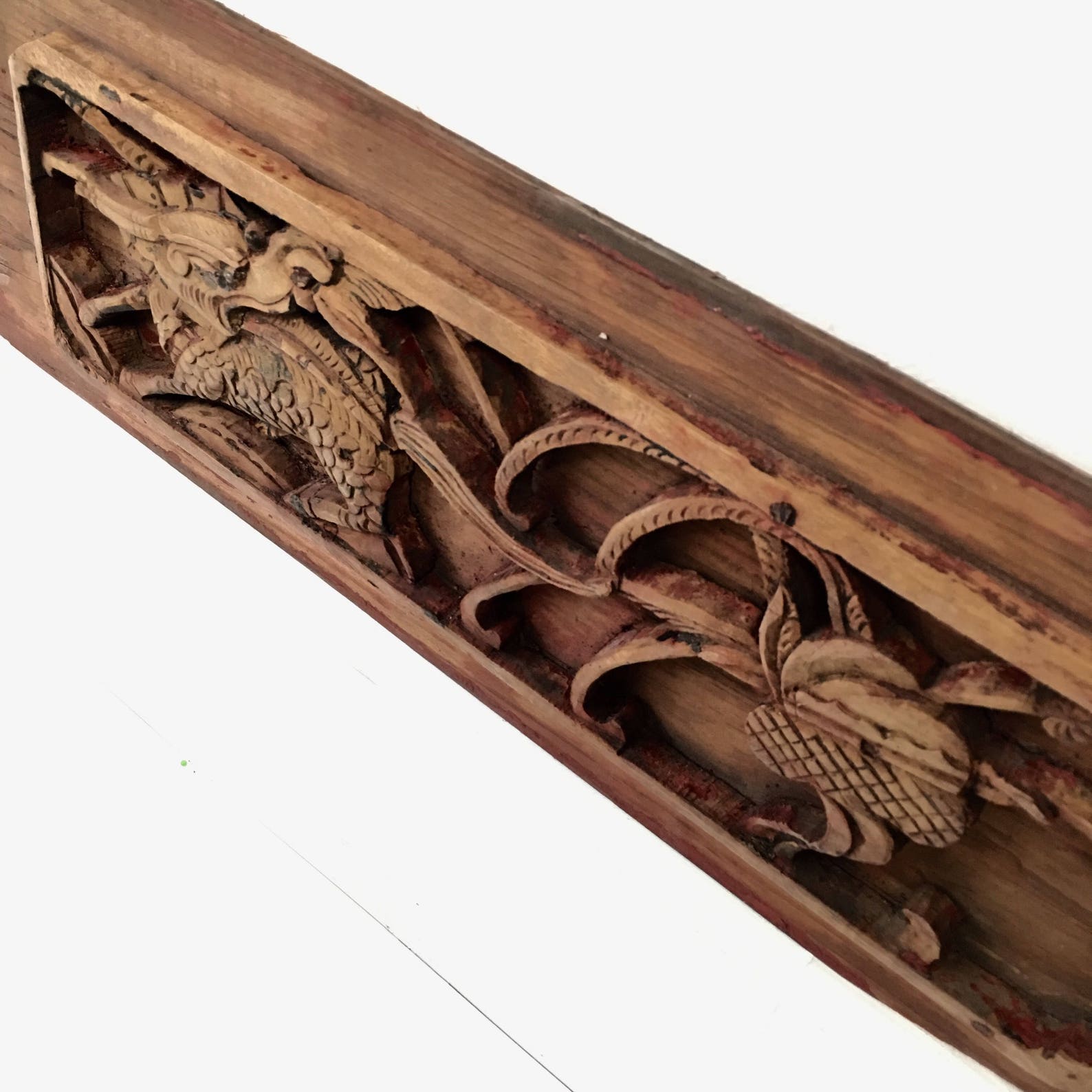 Chinese Antique Wood Carving Wall Art of birds and flowers | Etsy