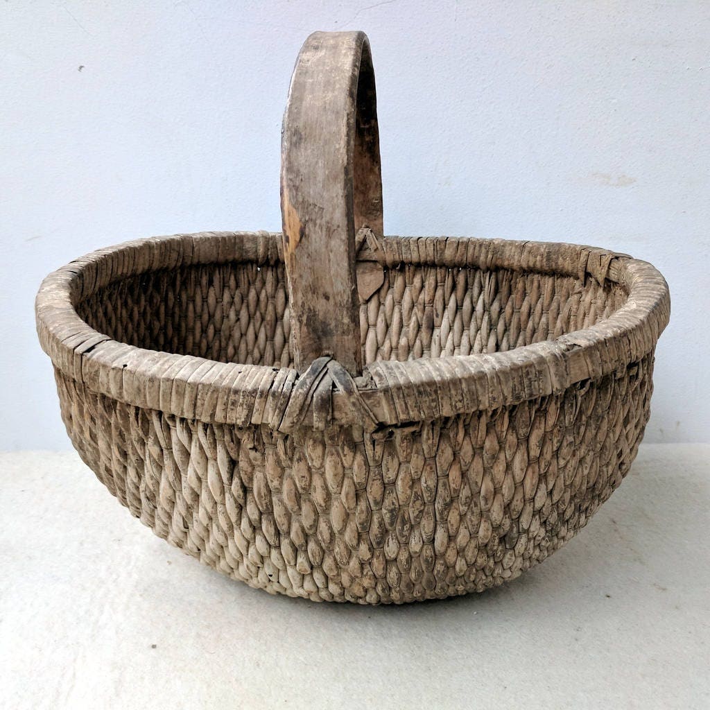 Wicker basket fruit large baskets storage baskets Etsy