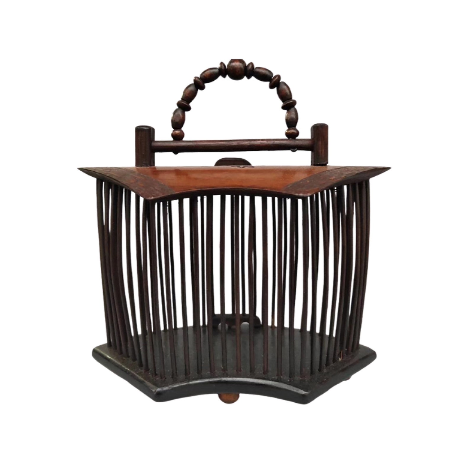 Vintage hand made wood Cricket cage insect pet cage Bamboo Etsy