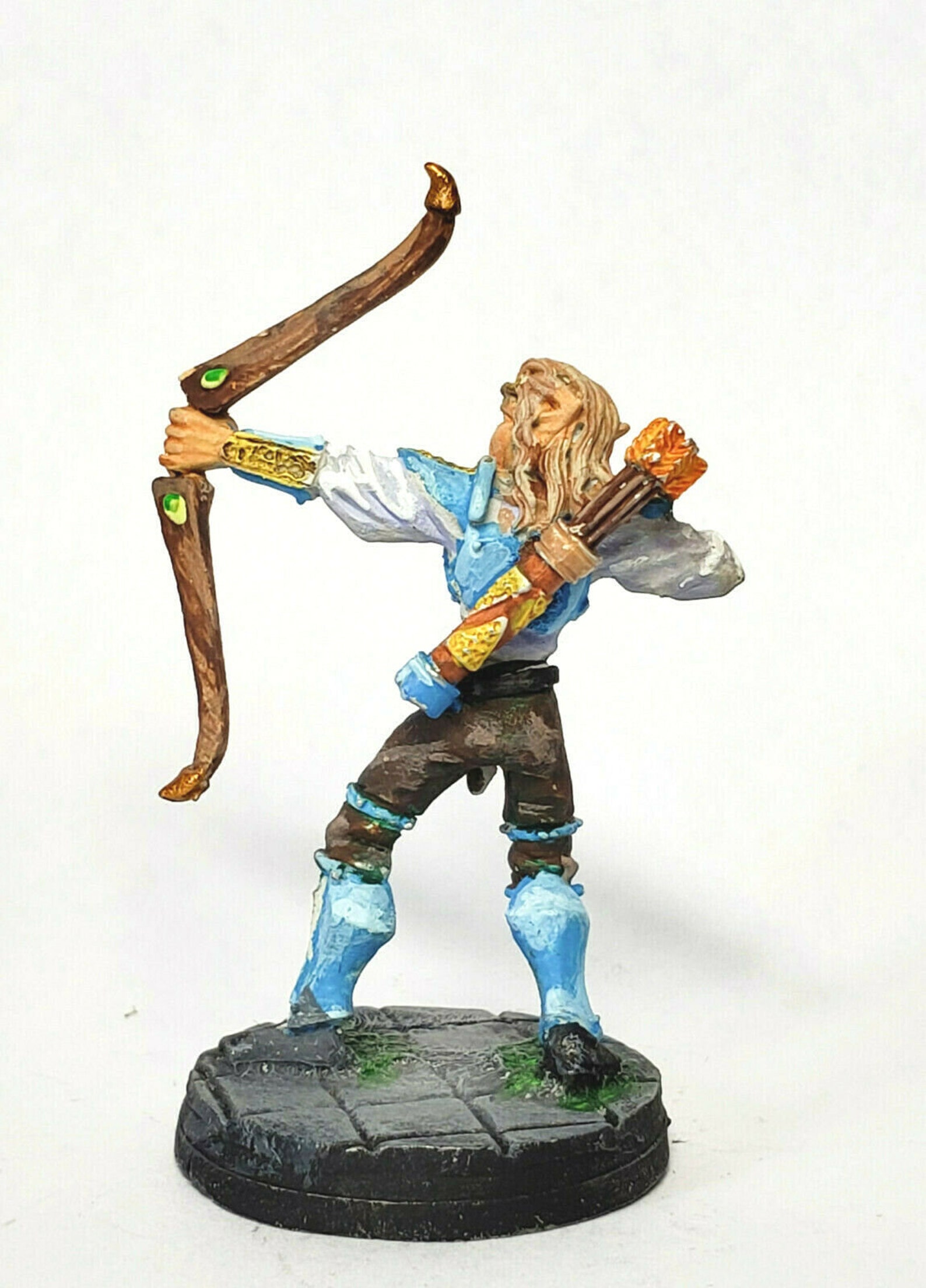 Male Elf Ranger gaming game painted mini miniature role | Etsy