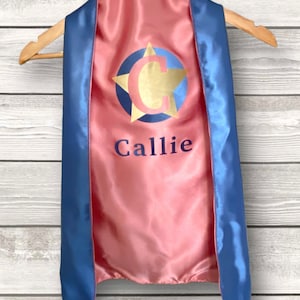 Personalized Superhero Cape: Custom Satin Cape, Pretend Play