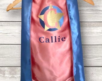 SUPERHERO CAPE- CUSTOM Cape- Personalize Superhero Cape- Kids Cape- Pretend Play- Holiday Gifts- Birthday Gift