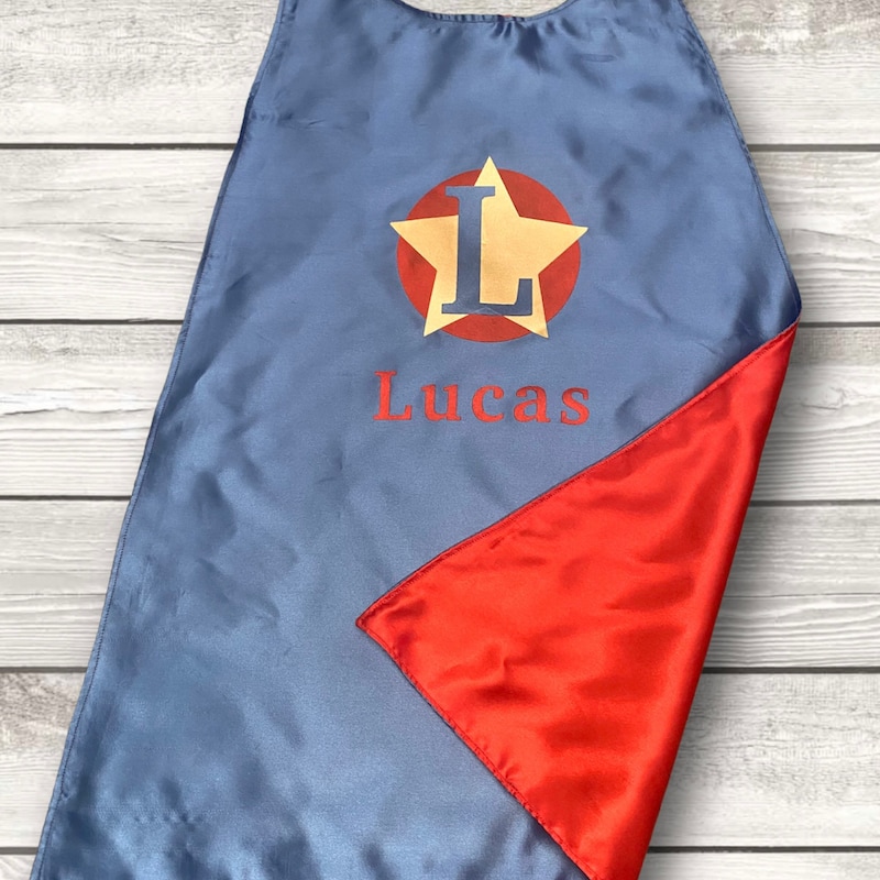 Personalized Superhero Cape For Kids - Custom Name Dress Up Costume For Halloween, Cosplay, Playtime - View #4