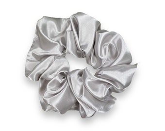 Silky Satin Scrunchie: Soft Hair Tie, Bridal Style
