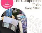 Companion Folio PDF Sewing Pattern – DIY Travel Organizer – Fabric Notebook & Pen Holder – Beginner Sewing Project – Instant Download