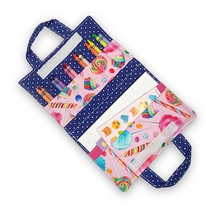 Crayon Carrier – Girls Crayon Case – Crayon Organizer – Kids Crayon Holder – Art Kit – Coloring Set – Creative Gift for Girls