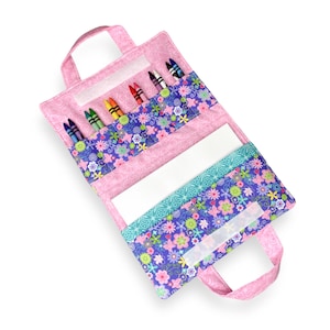 Crayon Carrier – Girls Crayon Case – Crayon Organizer – Crayon Holder – Kids Art Set – Coloring Kit – Creative Gift for Girls
