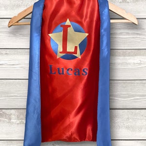 Superhero Cape – Custom Personalized Cape for Kids – Pretend Play Costume – Birthday Gift – Holiday Gift – Toddler or Child Cape