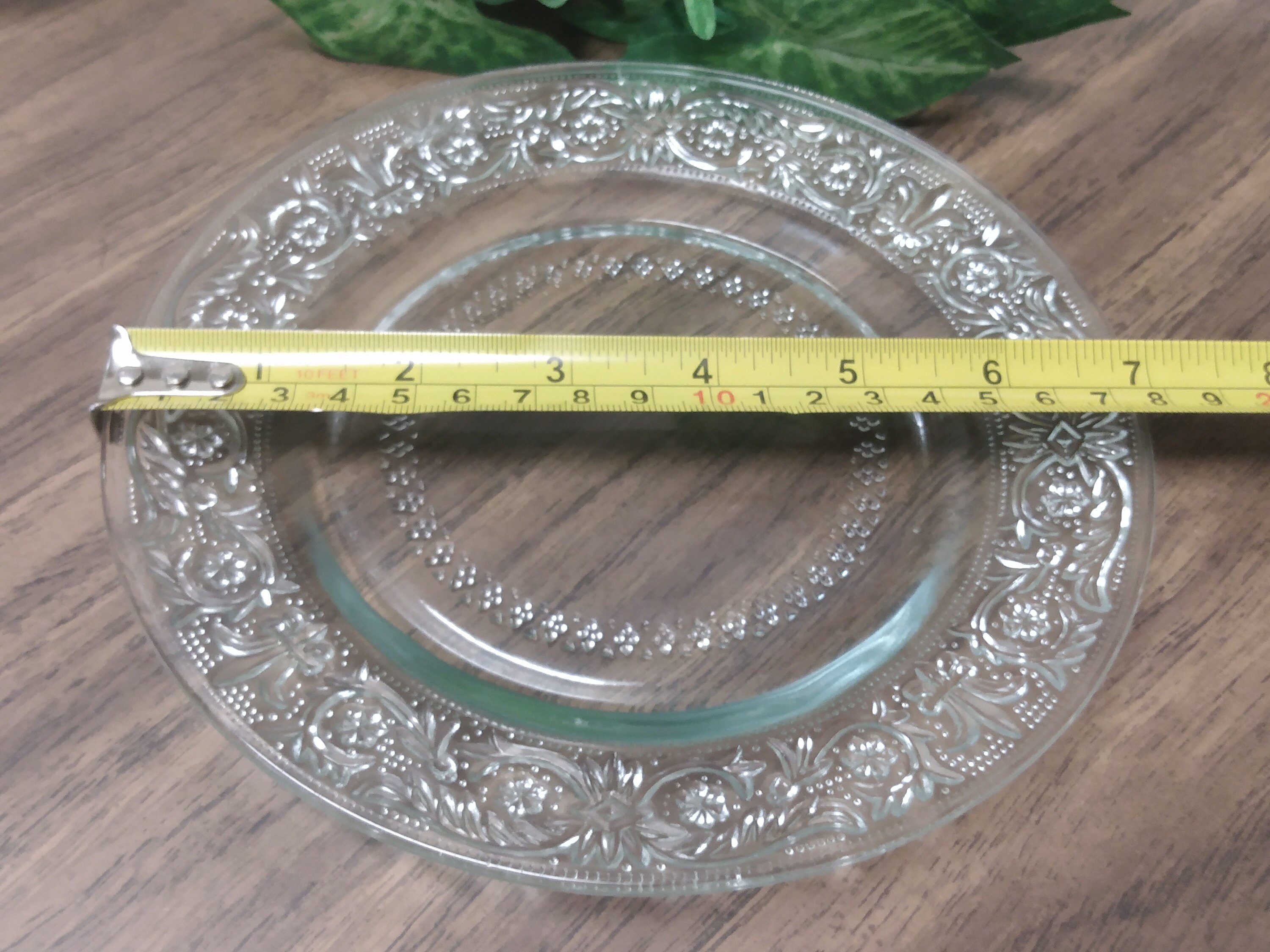 4 GLASS DESSERT PLATES 7 Vintage Etsy 4-glass-dessert-plates-7-vintage-etsy