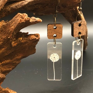 Dandelion Puff Earrings