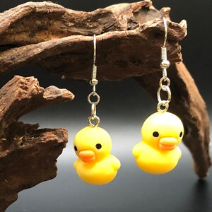 Cute Rubber Ducky Earrings