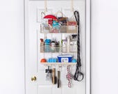 Over-the-Door Pet Organizer, Dog & Cat Leash Storage Rack