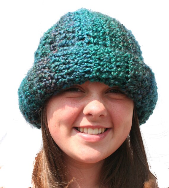 Winter Hat Toboggan Crocheted Hat Etsy
