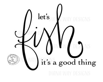 Love Fishing Svg Etsy