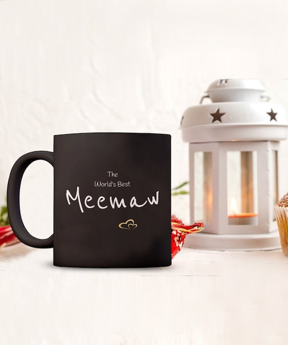 Coffee Mug the World's Best Meemaw Cute Mugs Aesthetic 