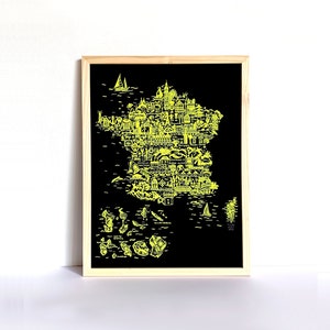 FRANCE city poster