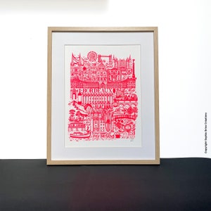 BORDEAUX Screen print Limited edition
