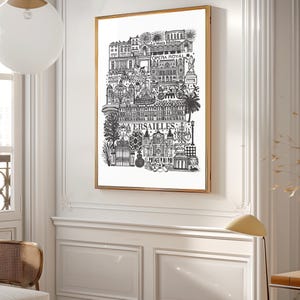 VERSAILLES   Affiche   Illustration de la ville