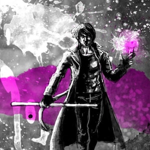 Carte postale A6 - Gambit rose