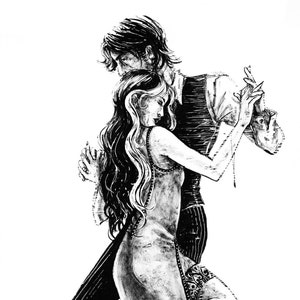 A6 Postkarte - Schurke und Gambit ""Dance""