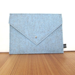 e-reader Tasche aus Filz hellblau Bild 1