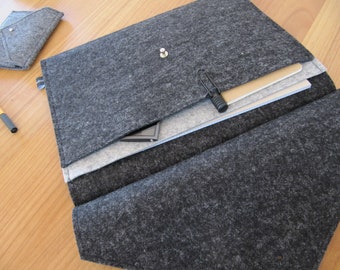 Tablet case made of felt