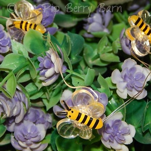 MINI Bumblebee LED String Lights: Copper Wire, Battery Operated