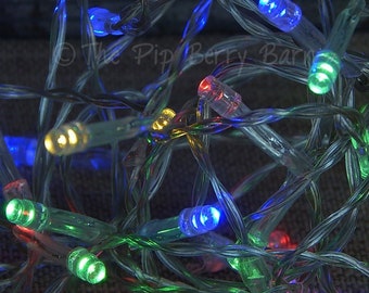 LED Lights, Christmas Lights, Fairy Lights, Multi Colored LED Lights, Battery Operated String Lights, Deco Lights, Craft Supplies