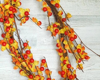Bittersweet Twig Garland: Fall Home Decor, Wreath Making, 58"