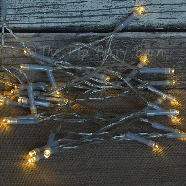 Gold LED Lights, Battery Operated Light Sets, Deco Lights, String Lights, Holiday Lights, Fairy Lights, Craft Supplies