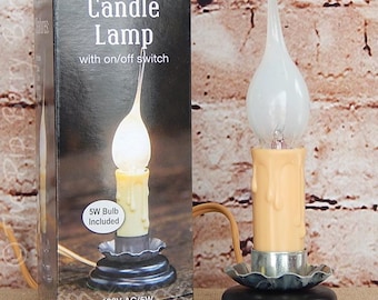 Primitive Electric 3" Candle Lamp: Candle Supplies, Craft Supply