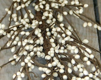 Cream Pip Berry Garland, Wedding Wreath Making Supplies