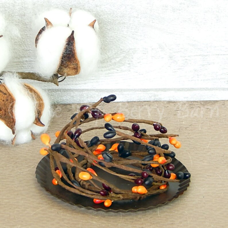 Halloween Taper Ring Mini Candle Ring Pip Berry Ring Floral Etsy