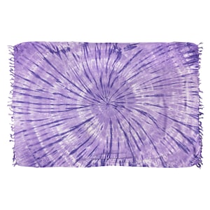 purple tie-dye sarong