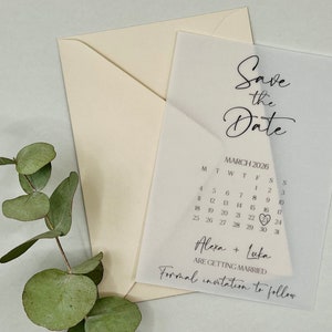 Kalender Save the Date, Hochzeitseinladung, Pergament Save the Date, Abend Hochzeitseinladung, Günstige Save the Date