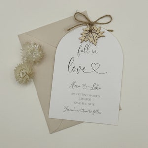 Salve a data no outono, Salve a data no outono, Salve a data rústico, Casamento no outono, Salve a data floral, Convites de casamento no outono, Boho