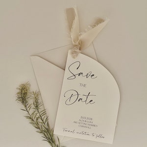 Nastro salva la data, biglietti salva la data, rustico salva la data, unico salva le date, invito a nozze minimalista, semplice salva la data
