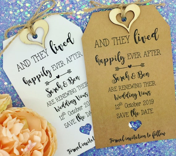 Save The Date Vow Renewal Invitations 5