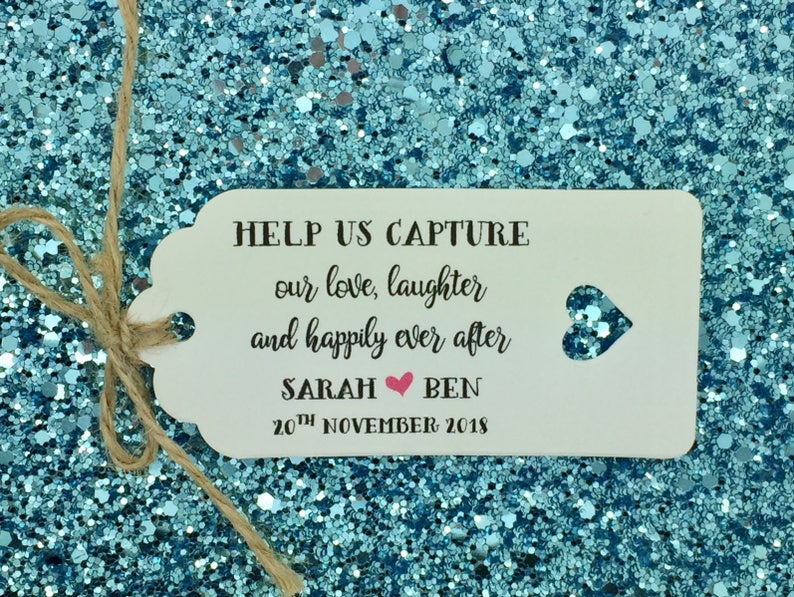 Disposable Camera Favour Gift Tags Photo Tag Wedding Camera Wedding Favour