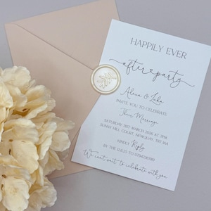 Abendaufnahme Einladung, Hochzeitseinladung, Abendeinladung, Hochzeitsaufnahme einladen, QR-Code