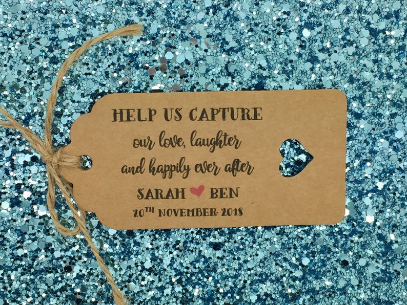 Disposable Camera Favour Gift Tags Photo Tag Wedding Camera Wedding Favour