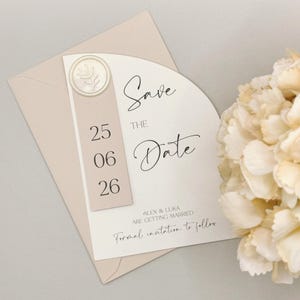 Cartões de reserva de data, reserva de data, reserva de data boho, reserva de data minimalista, carimbo de cera, elegante, exclusivo