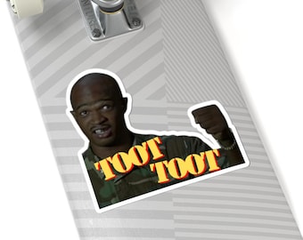 Major Payne "Toot Toot" Sticker | 90s Comedy Movie Decal