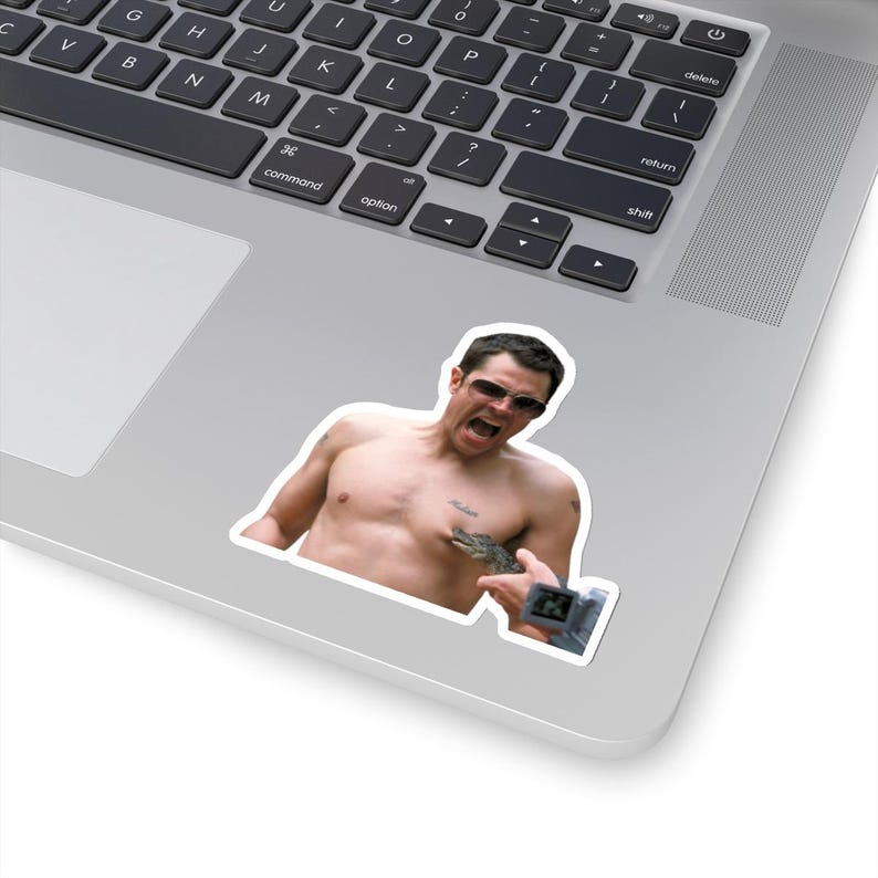 Johnny Knoxville Sticker, Jackass MTV Show, Laptop Decal image 4