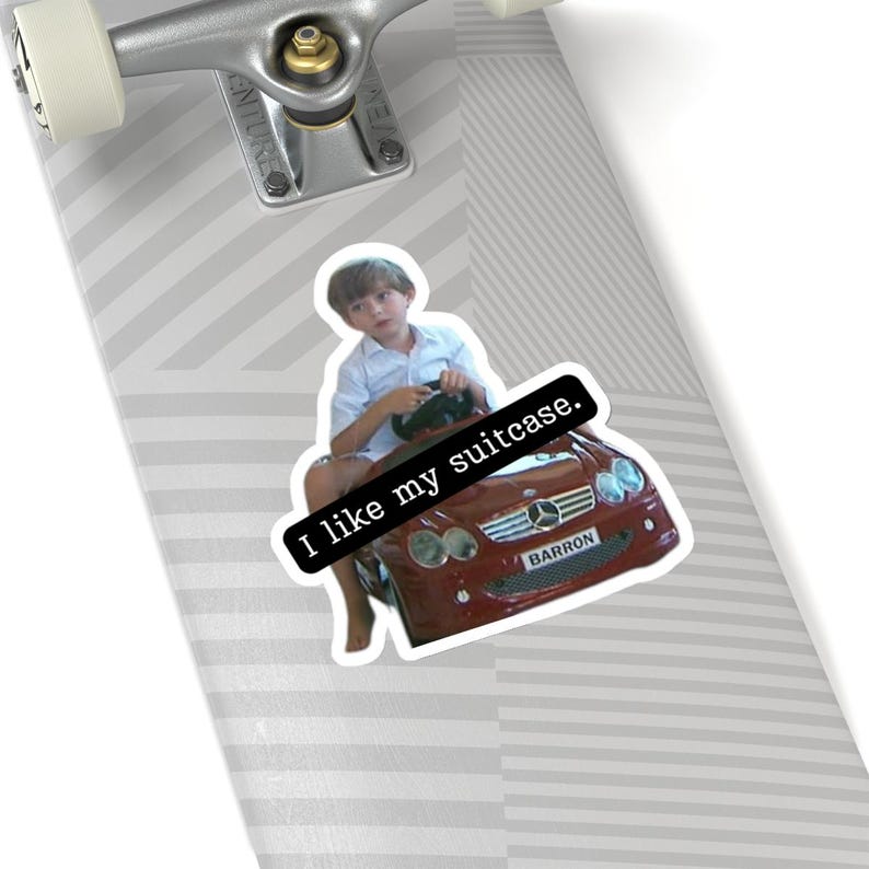 Barron Trump Funny Meme Kiss-cut Stickers, Luggage Decals, Trending ...